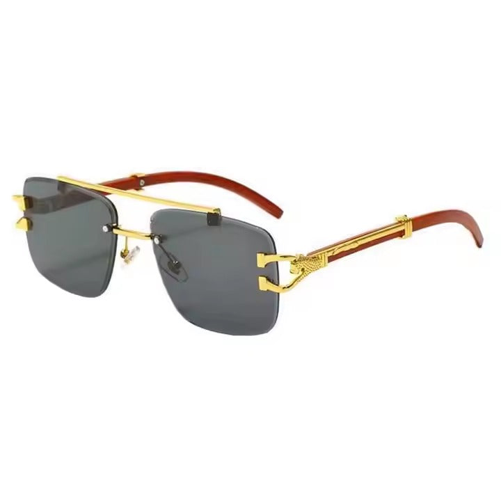 Cartier Wooden Panther Gold Multi Colour Shaded