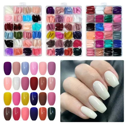 Reusable Fake Nails With Box