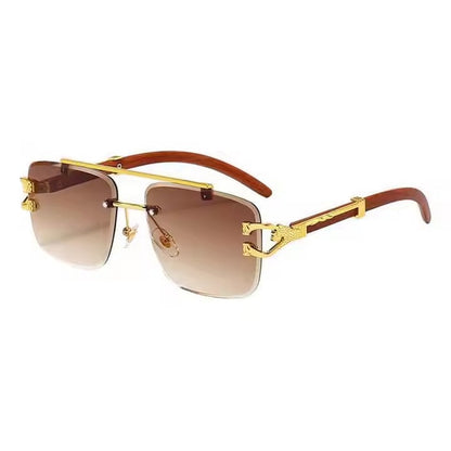 Cartier Wooden Panther Gold Multi Colour Shaded