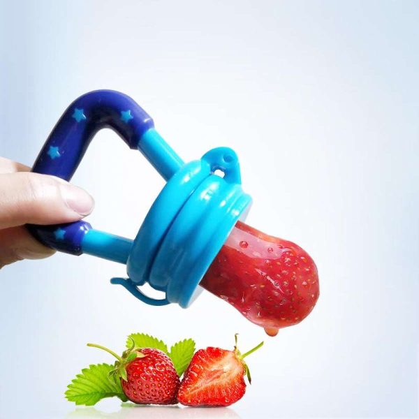 Food Pacifier + Feeder Spoon/ Fresh Fruit Food Baby , Feeding Safe Fruit Feeder